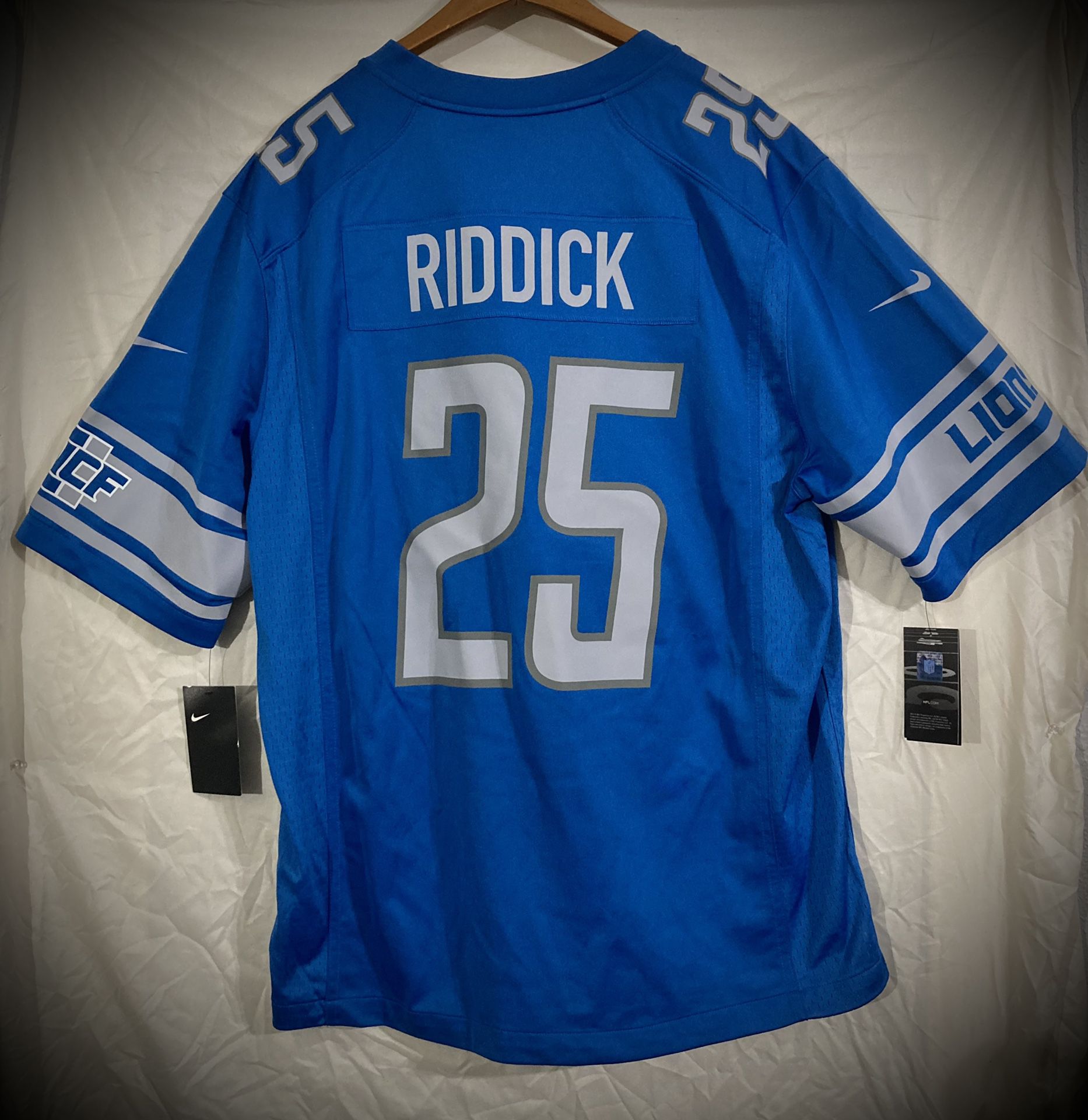 Lions Nike XL Riddick #25 NFL Jersey 