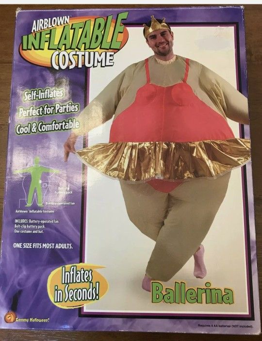 Adult Inflatable Ballerina Halloween Cosplay Costume