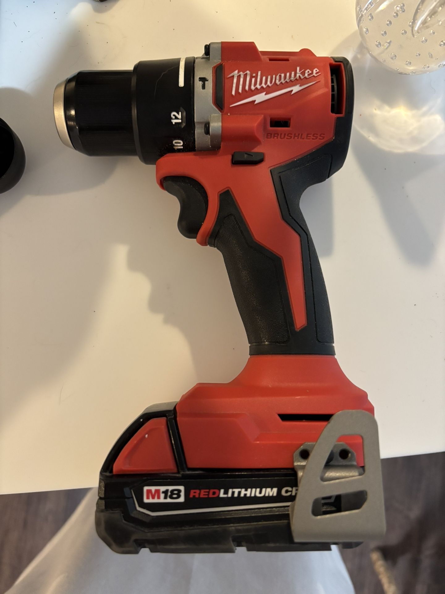 Milwaukee M18 Brushless Drill With 2.0 Battery