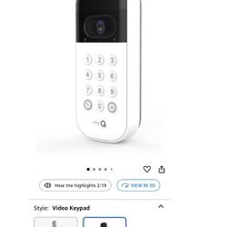 MyQ Smart Garage Video Keypad Opener