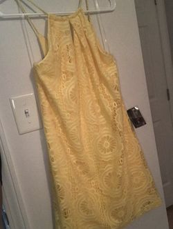 casual yellow dress