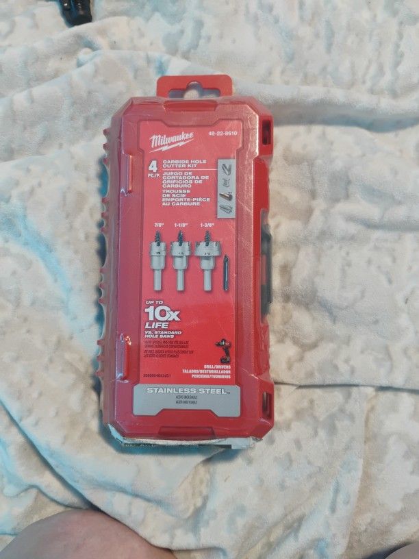 Milwaukee 4 Pc. Carbide Hole Cutter Kit