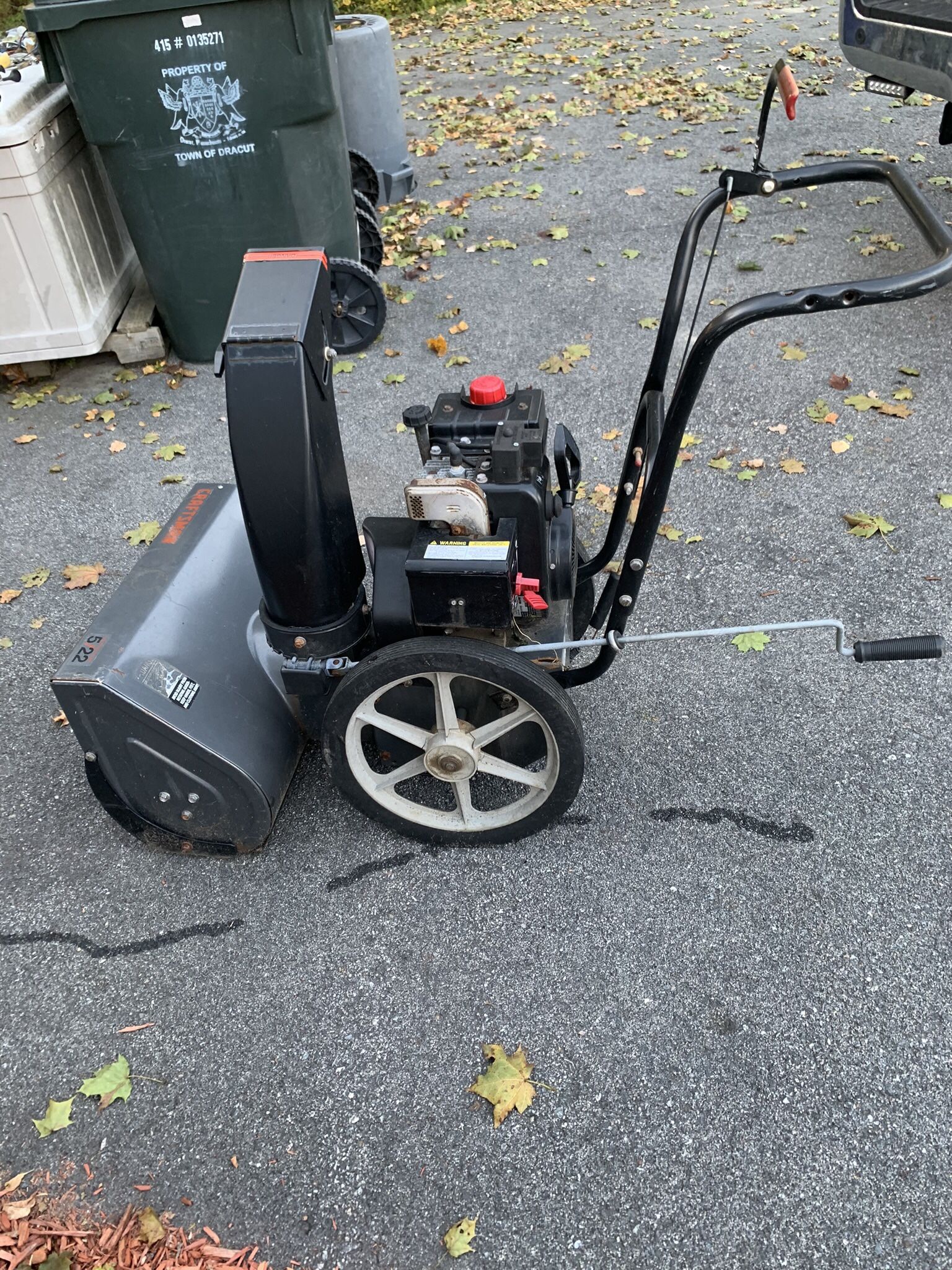 Craftsman 5 HP 22” Snowblower