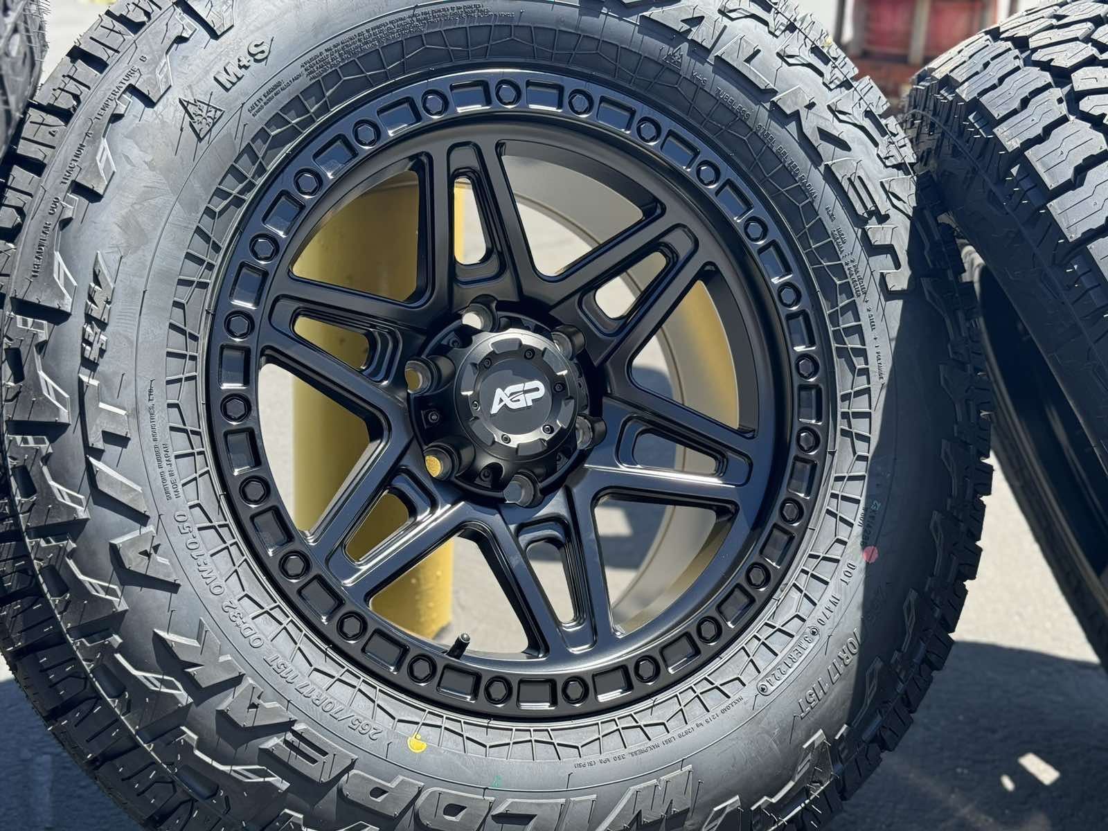 NEW BLACK or GOLD Wheels 17” Rims Tires Toyota Tacoma 4Runner FJ Cruiser GX460 GX470 Tundra Sequoia Lexus OFF-ROAD All-Terrain 265/70R17 Falken A/T