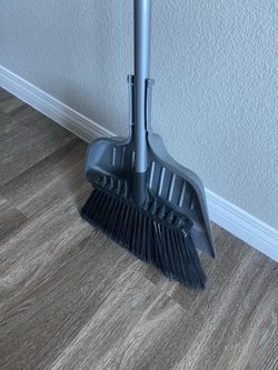 Commercial Angle Broom and Dust Pan