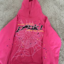 Pink Spider Hoodie
