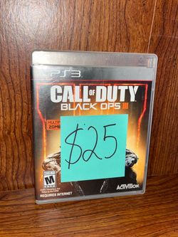 PlayStation 3 Call of Duty Black Ops 3 PS3