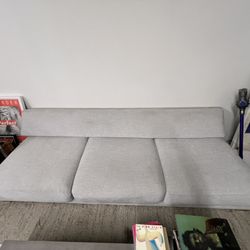 CB2 Sofa Couch White