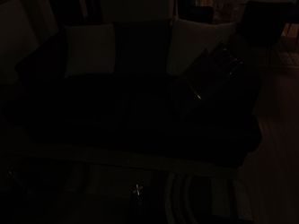 Double 3 seater sofa with  center table for living room with rug