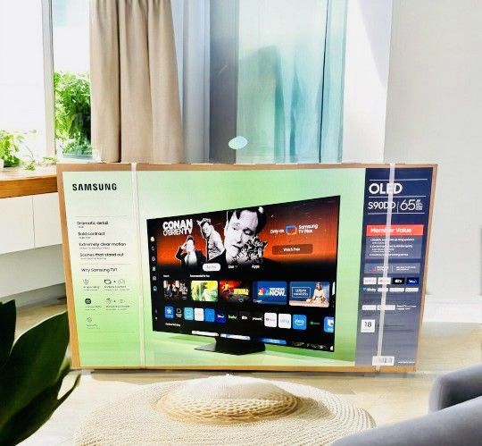 Samsung - 65" Class S90D Series OLED 4K UHD Smart Tizen TV Brand New In Box Can Deliver