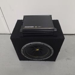 Kicker Subwoofer W/amp