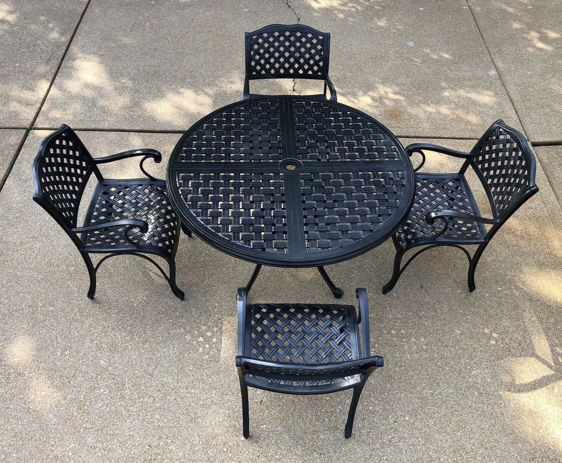 ♻️Summer Classics High End Heavy Outdoor Patio Furniture 5Pc Dining Set 
