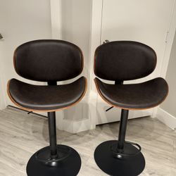 Set of 2 Modern Bar Stools