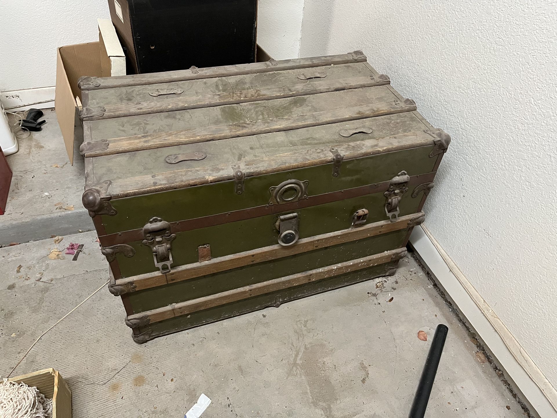 Antique Steamer Trunk