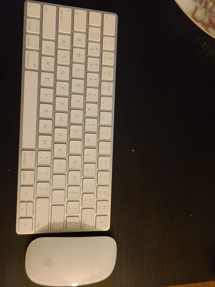 Apple Wireless Keyboard With Mouse.