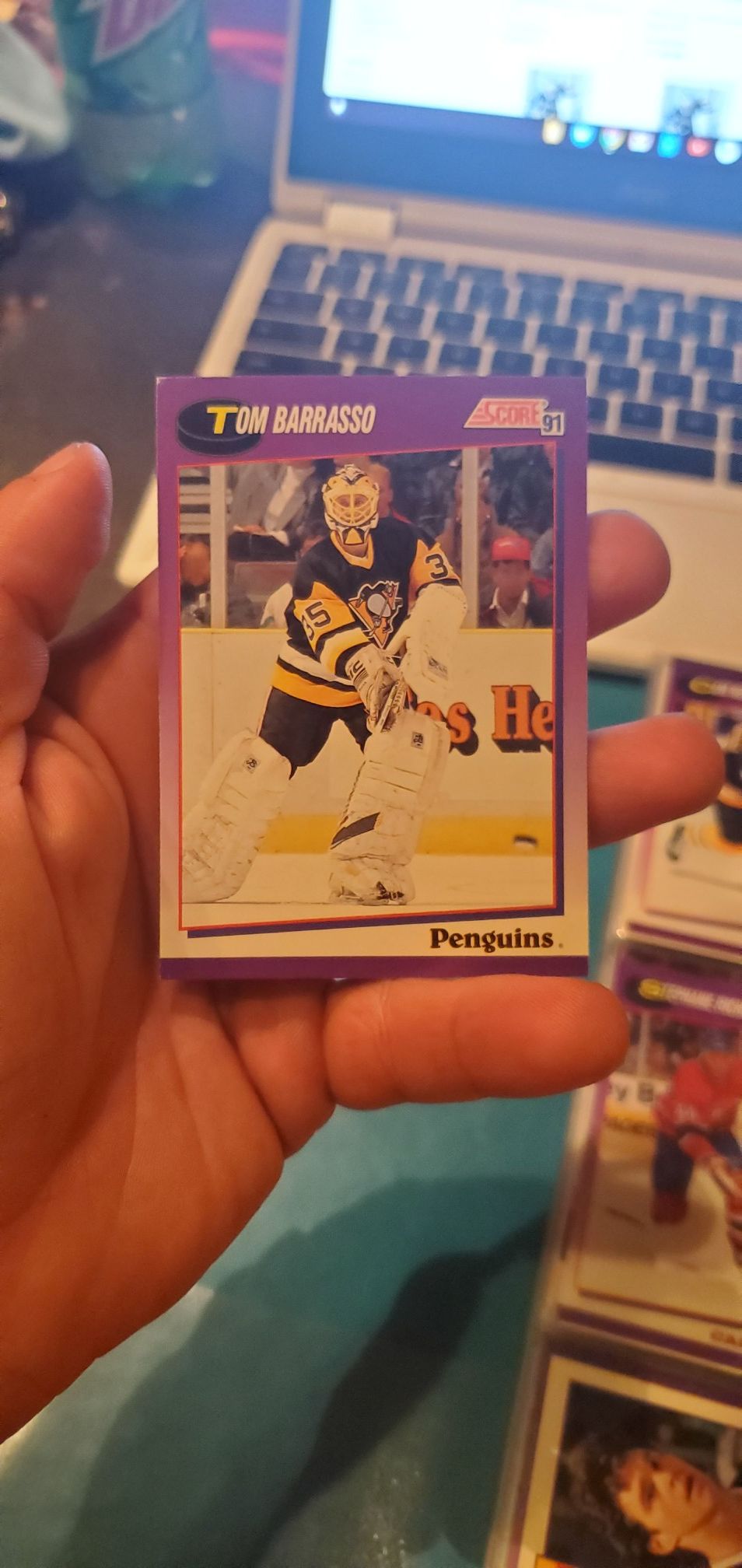 Tom Barrasso hockey card