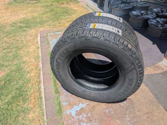 2) new Lt 245/75/17 Goodyear horsepower 10 ply tires
