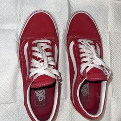 Red Old School Vans 