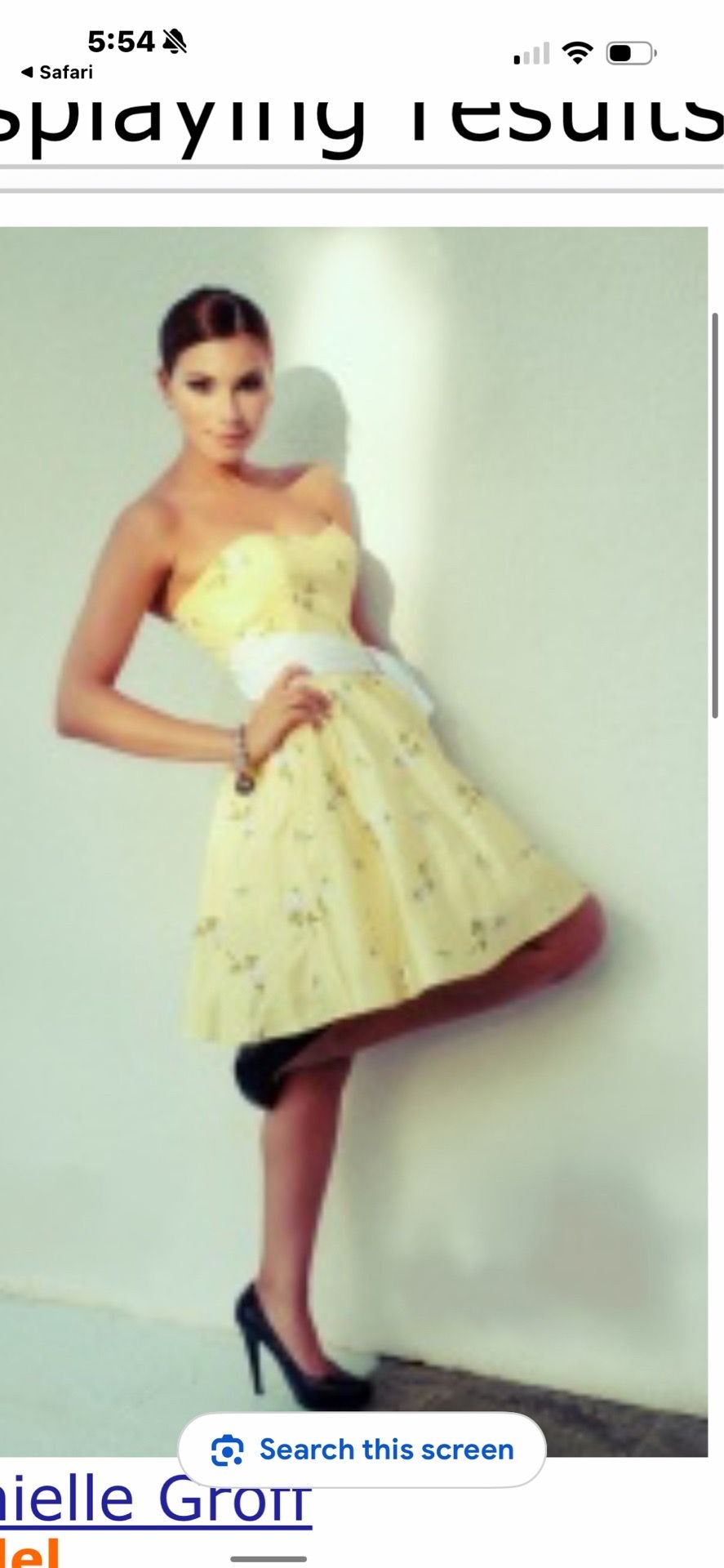 Rare Betsey Johnson COTTAGE CORE Yellow DRESS