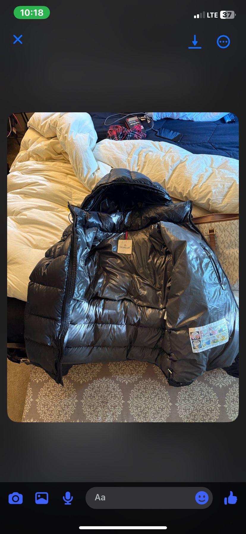 Moncler Maya Hooded Puffer Jacket.;