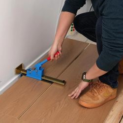Hardwood Flooring Jack Positioning Tool

- for Regular, Blue