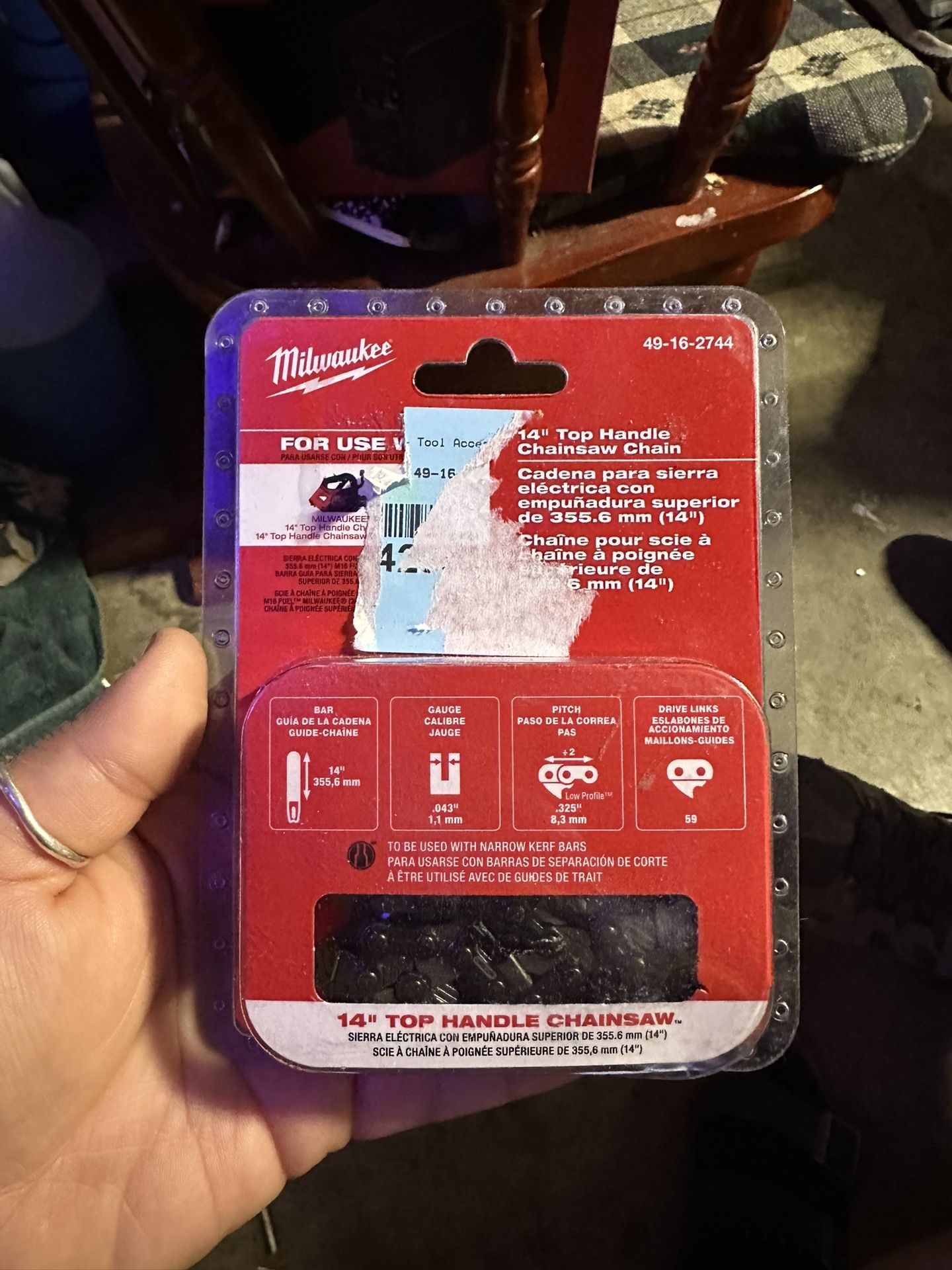 Milwaukee 14” Top Chainsaw Chain
