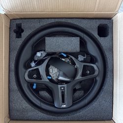 BMW M3 M4 G80 G87 Leather Heated Steering Wheel