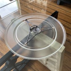 Microwave Glass Plate 15 3/4” (400 mm) With Turntable Coupler and Roller Ring
