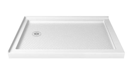 DreamLine
Slimline 36" x 54" Rectangular Shower Base with Double Threshold and Left Drain