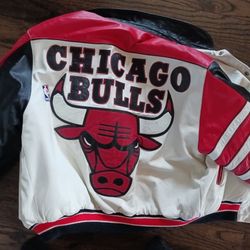Bulls Jacket Reversible Leather/ Silk