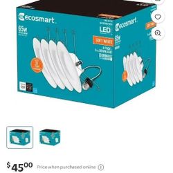 LED Recessed Lights 6" 2boxes Of 4 Each