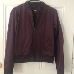 City Streets Deep Purple windbreaker Jacket women’s size S 