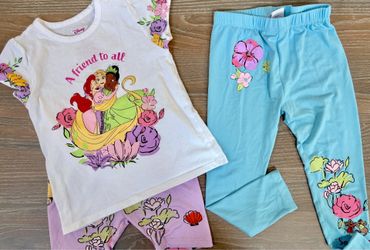 $3 for all Princess set Gently used size 3T