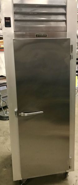 Traulsen Single door refrigerator on wheels