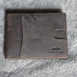 Leather Roitkow Shark Wallet 