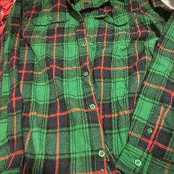Boys Flannel Shirt Size 14/16