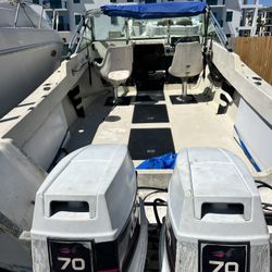 Wellcraft 1977 Twin 70HP Johnson