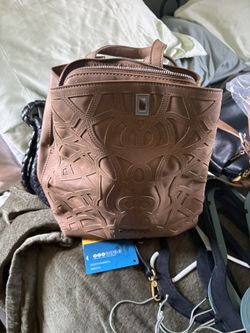 Tan Color Back Pack Purse Very Cute