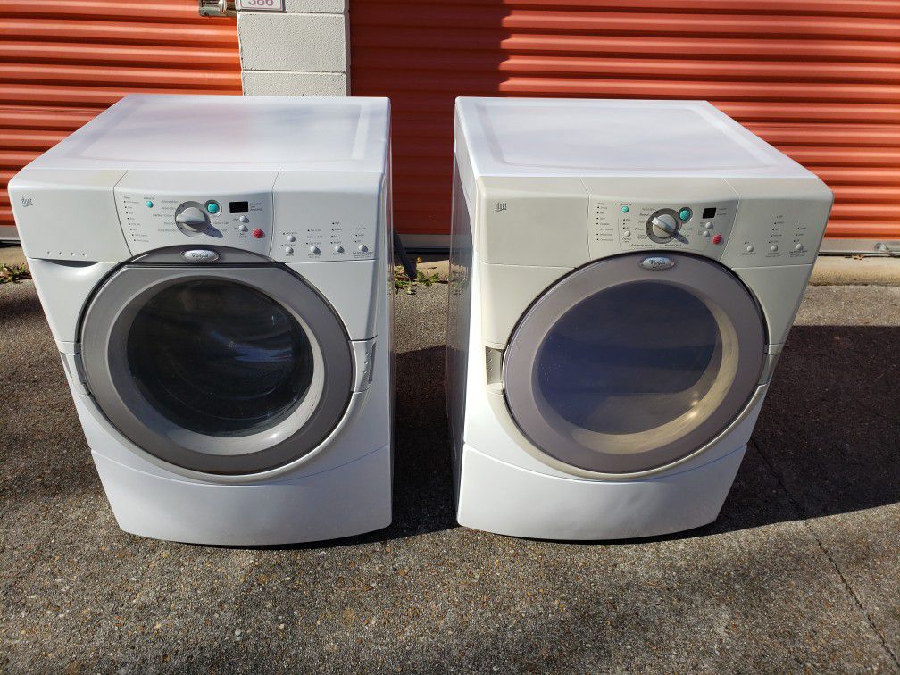 Washer and Dryer Set (Whirlpool)(Veterans Discount)(60 Day Warranty) Free Delivery, FREE Setup, and FREE Installation.