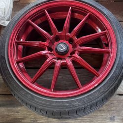 Cosmis Wheels R1 Hyper Candy Red 18x8.5 +35 5x114.3