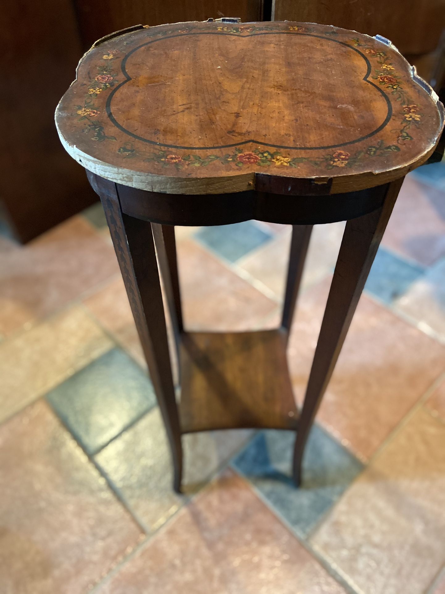 Gorgeous Solid Cherry Wood Vintage End Table 