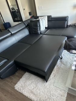 Black couch