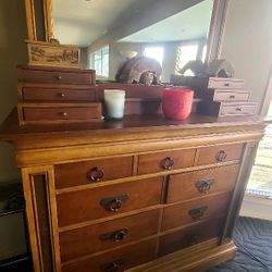 Dresser Chest Of Drawers Bedroom Furniture With Mirror