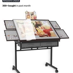 Puzzle Table &Extra Storage Space,1500pcs Adjustable Five Up Angles Puzzle Table with Drawers,Puzzle Board with Drawers,Puzzle Tables for Adults