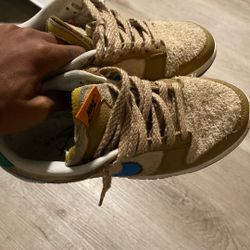 Nike,dukes’ Brown, And Blue’ Size 8