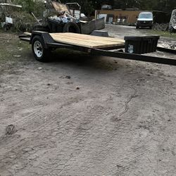 6 X 12 Utility/flat Deck Trailer  As Is Bill Of Sale Only 
