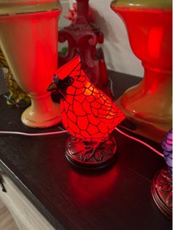 Red Cardinal nightlight 4”