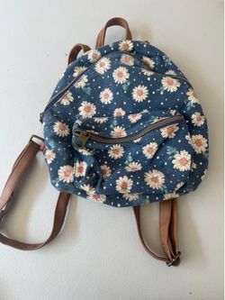 Flower mini backpack