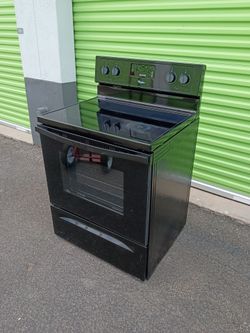 Whirlpool Black Electric Stove