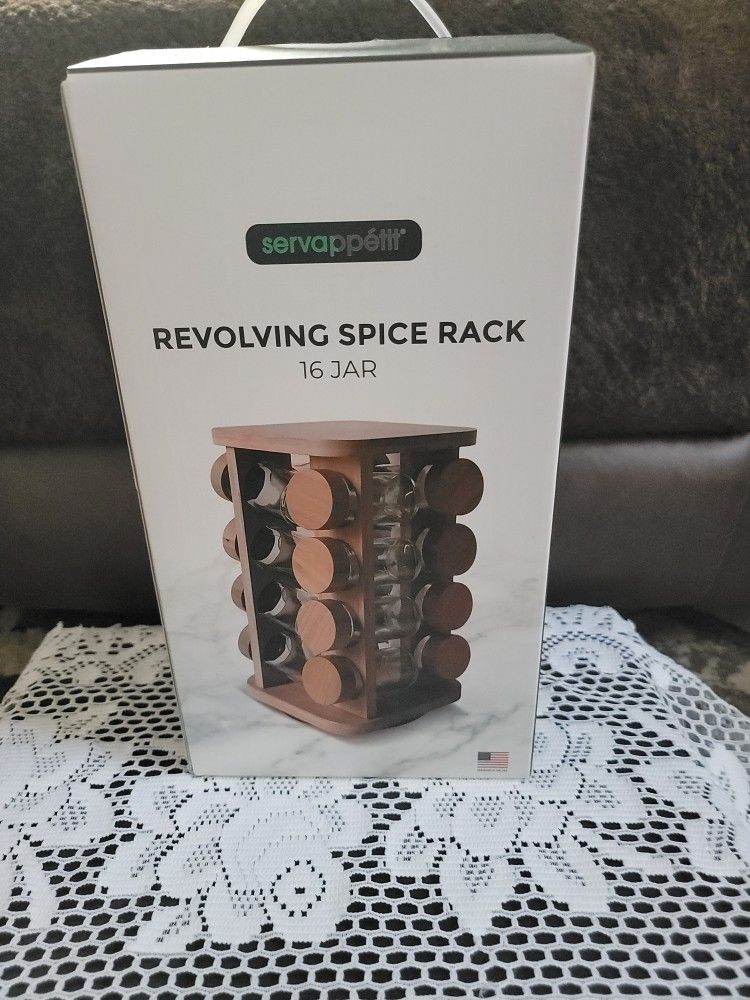 Servappetit Revolving Spice Rack 16jar